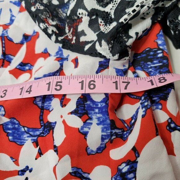 Peter Pilotto Target Small Blouse Printed Mesh Sleeves - Picture 4 of 5